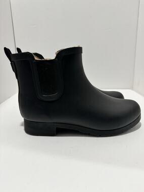 Chooka Rain Boots Delridge Chelsea Faux Fur Lined Waterproof Women’s Size 8.